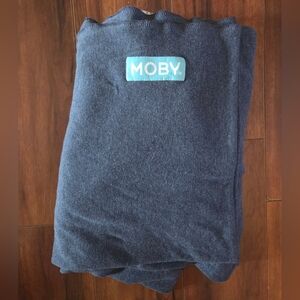 EUC Moby Navy "Denim" Baby Wrap Style Carrier Baby Wearing OS